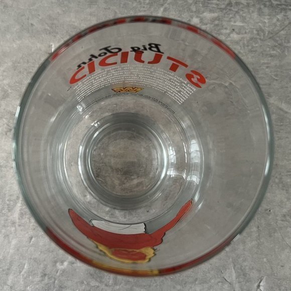 Vintage 1985 WWF Wrestling Big John Studd Glass 6-3/4" 28 oz - Picture 6 of 8